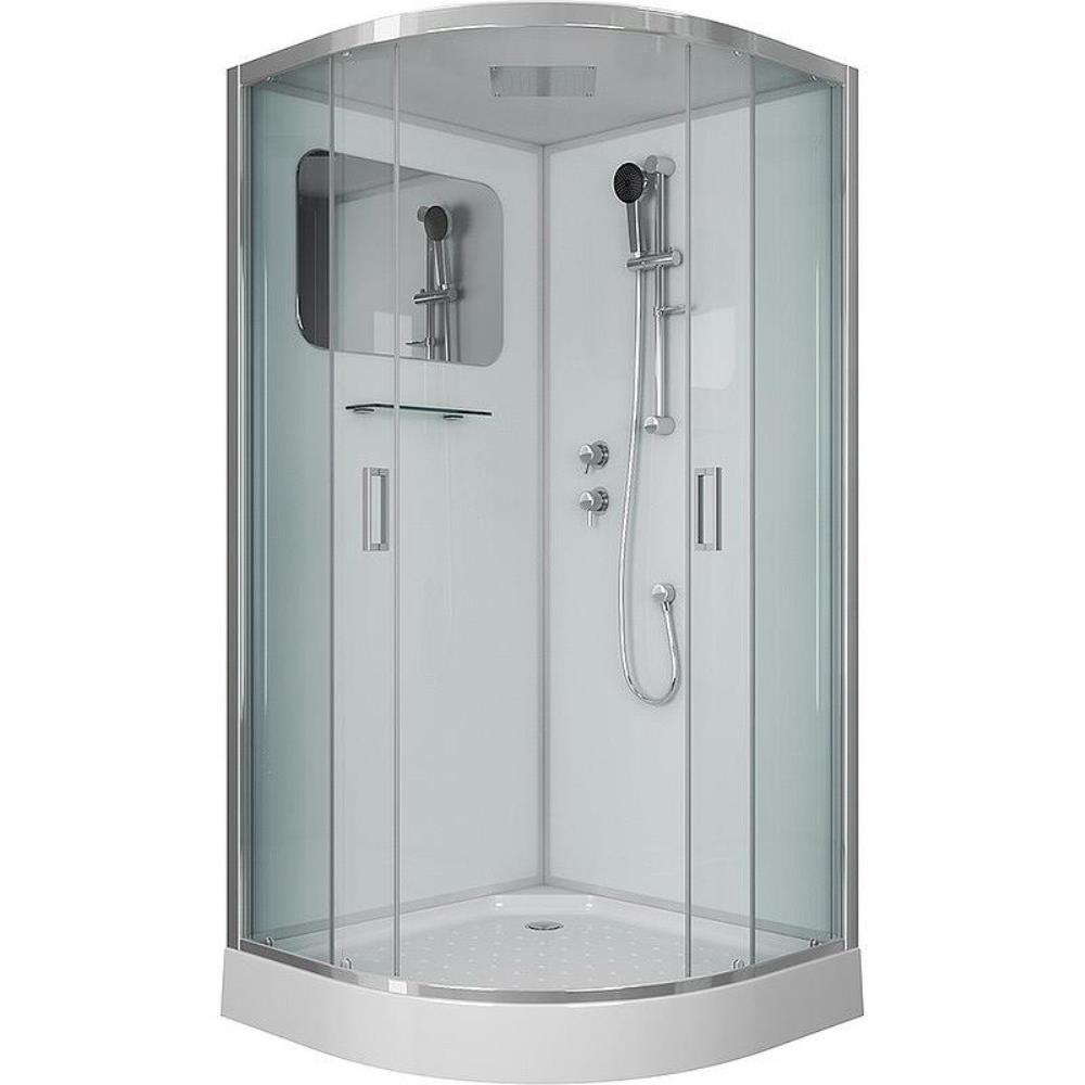 Душевая кабина Niagara Premium 100х100 Хром / Прозрачное NG-6002-01 Душевая кабина Niagara Premium 100х100 Хром / Прозрачное NG-6002-01