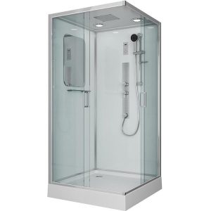 Душевая кабина Niagara Premium 100х100 Хром / Прозрачное NG-6002-01GQ