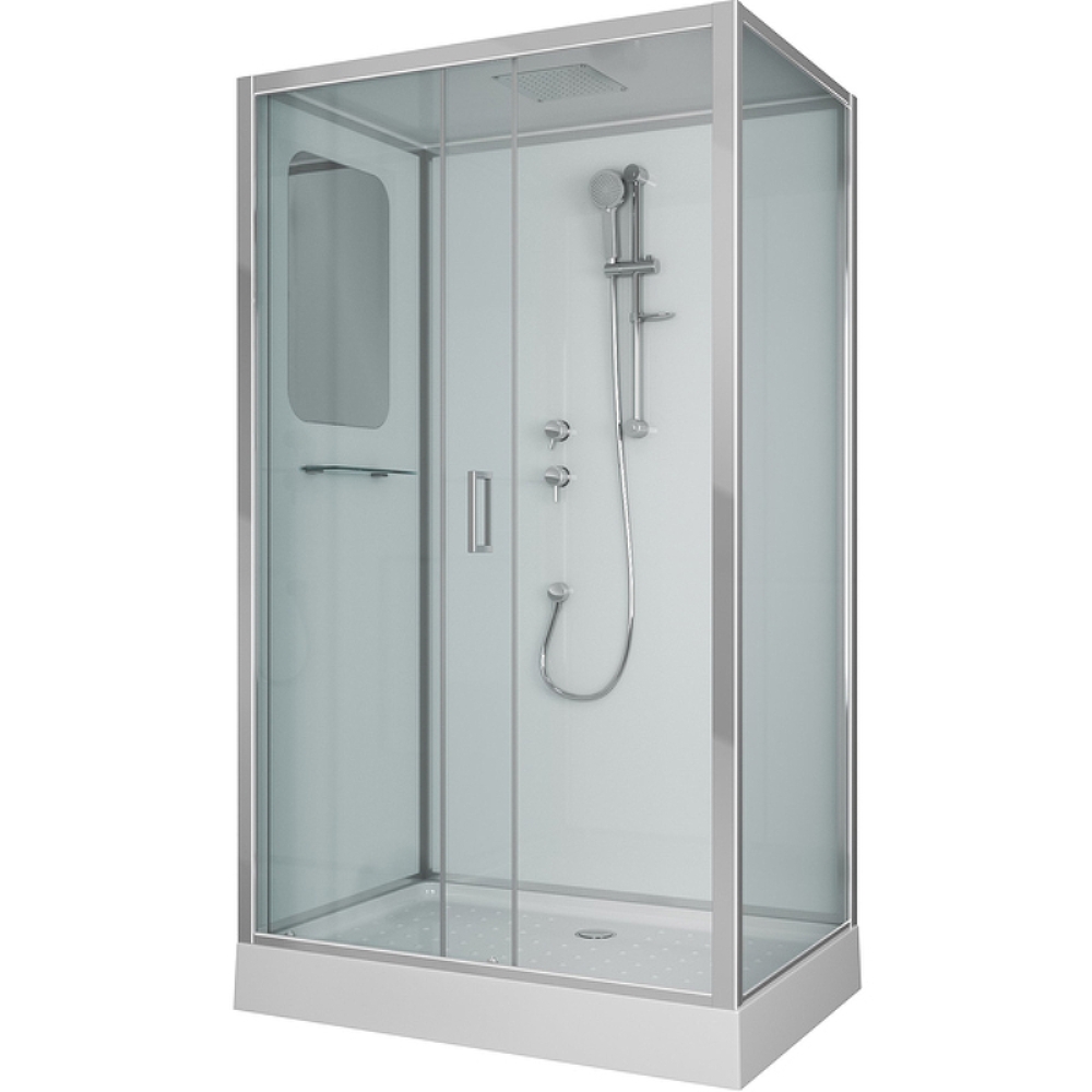 Душевая кабина Niagara Premium 120х80 левая Хром / Прозрачное NG-6012-01QL Душевая кабина Niagara Premium 120х80 левая Хром / Прозрачное NG-6012-01QL