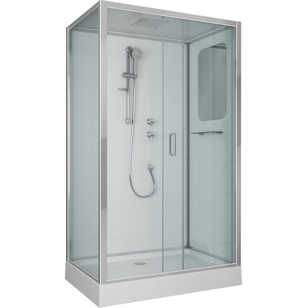 Душевая кабина Niagara Premium 120х80 правая Хром / Прозрачное NG-6012-01QR Душевая кабина Niagara Premium 120х80 правая Хром / Прозрачное NG-6012-01QR