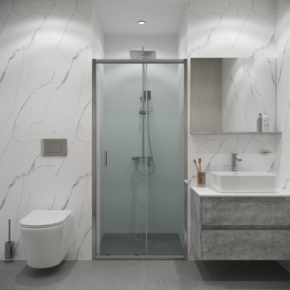 Душевая дверь Niagara Eco 90 Хром / Прозрачное NG-631-9A Душевая дверь Niagara Eco 90 Хром / Прозрачное NG-631-9A — изображение 3