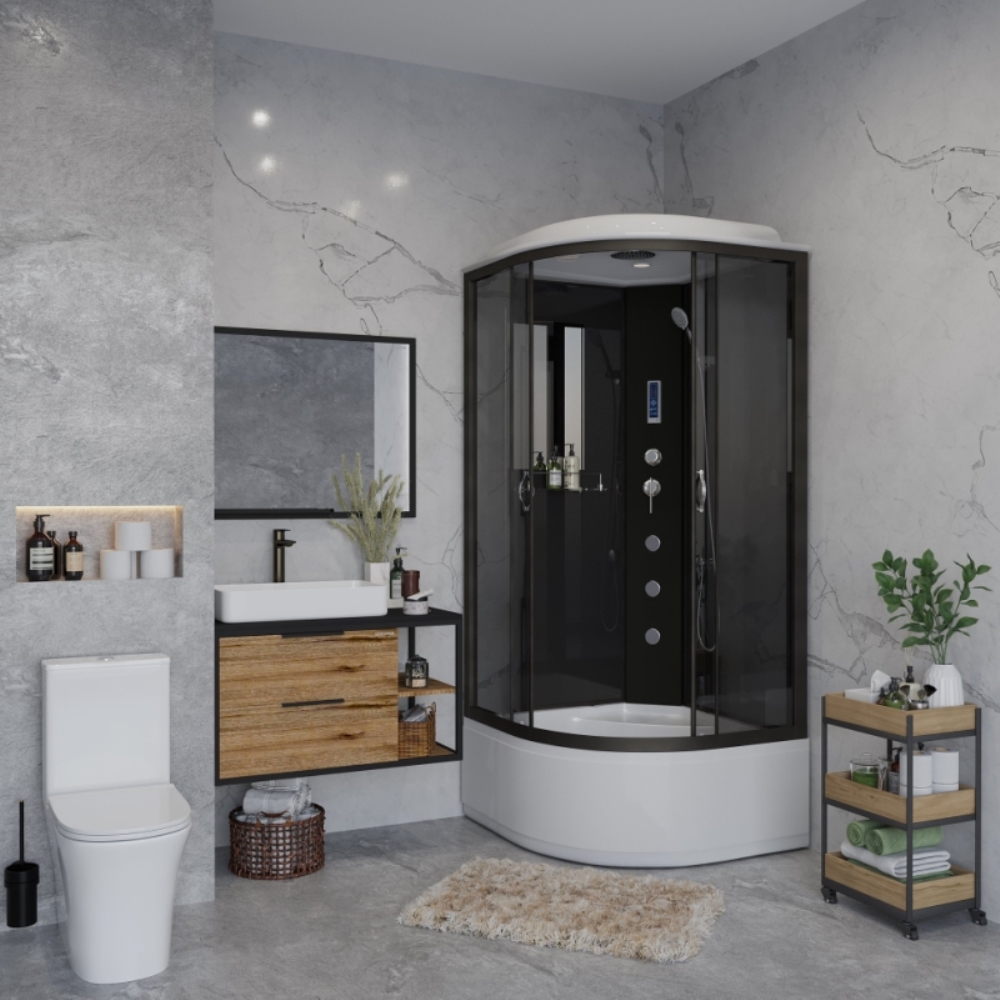 Душевая кабина Niagara Classic 90х90 Черный / Тонированное NG-6508-14F Душевая кабина Niagara Classic 90х90 Черный / Тонированное NG-6508-14F — изображение 2