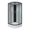 Душевая кабина Niagara Classic 100х100 Черный / Прозрачное NG-6702-14