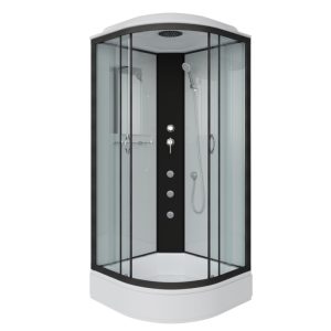 Душевая кабина Niagara Classic 100х100 Черный / Прозрачное NG-6702-14G