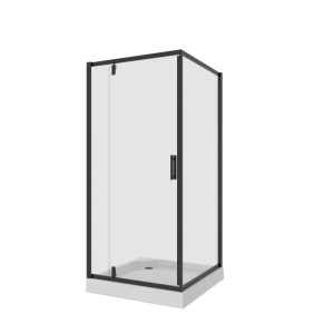 Душевой уголок Niagara Nova 90х90 Черный / Прозрачное NG-6801-08BLACK