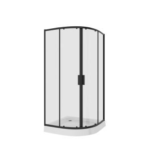 Душевой уголок Niagara Nova 90х90 Черный / Прозрачное NG-6806-08BLACK