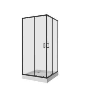 Душевой уголок Niagara Nova 90х90 Черный / Прозрачное NG-6808-08BLACK