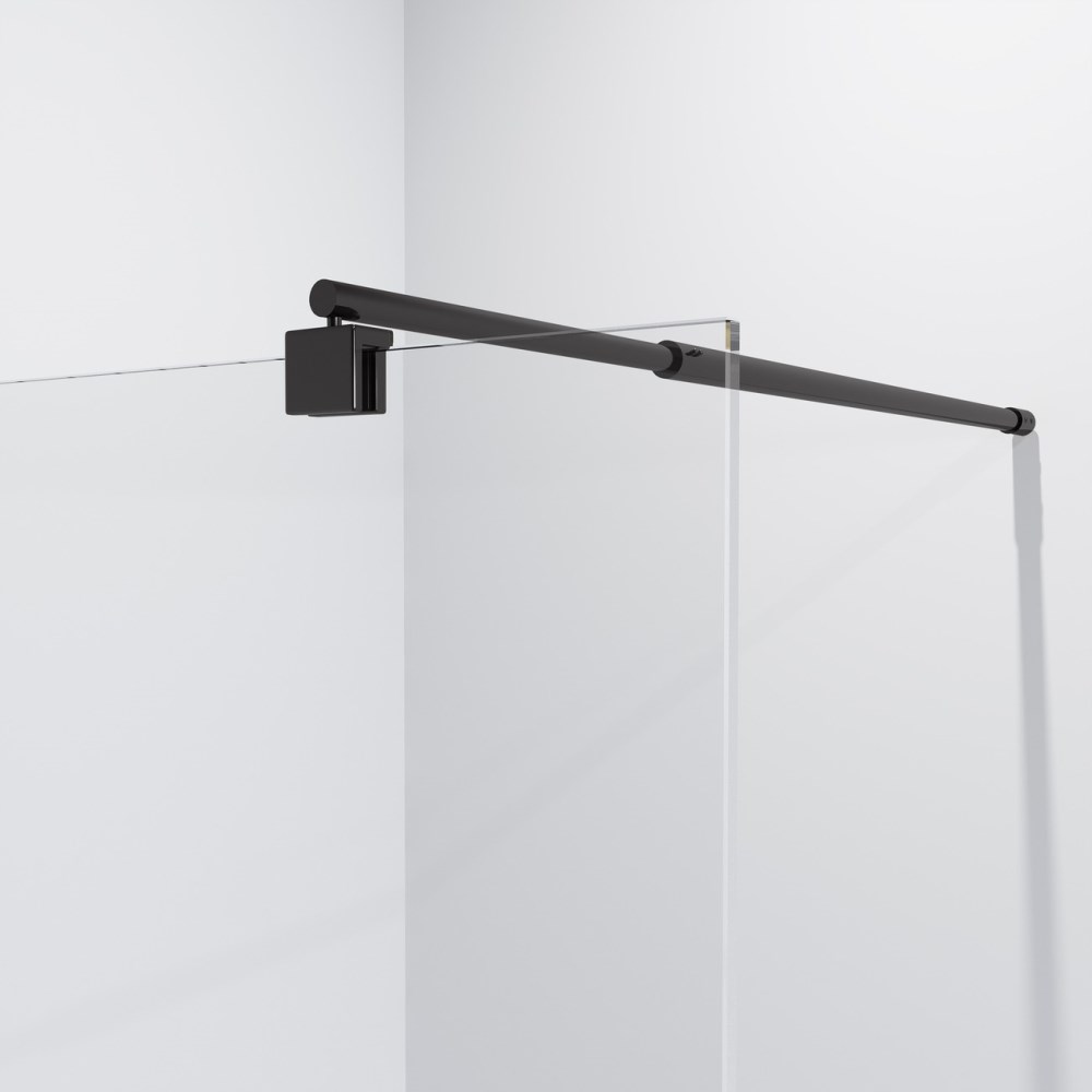 Душевая перегородка Niagara Nova 120 Черный / Прозрачное NG-681-12BLACK Душевая перегородка Niagara Nova 120 Черный / Прозрачное NG-681-12BLACK — изображение 3