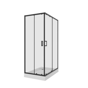 Душевой уголок Niagara Nova 120х90 Черный / Прозрачное NG-6811-08BLACK