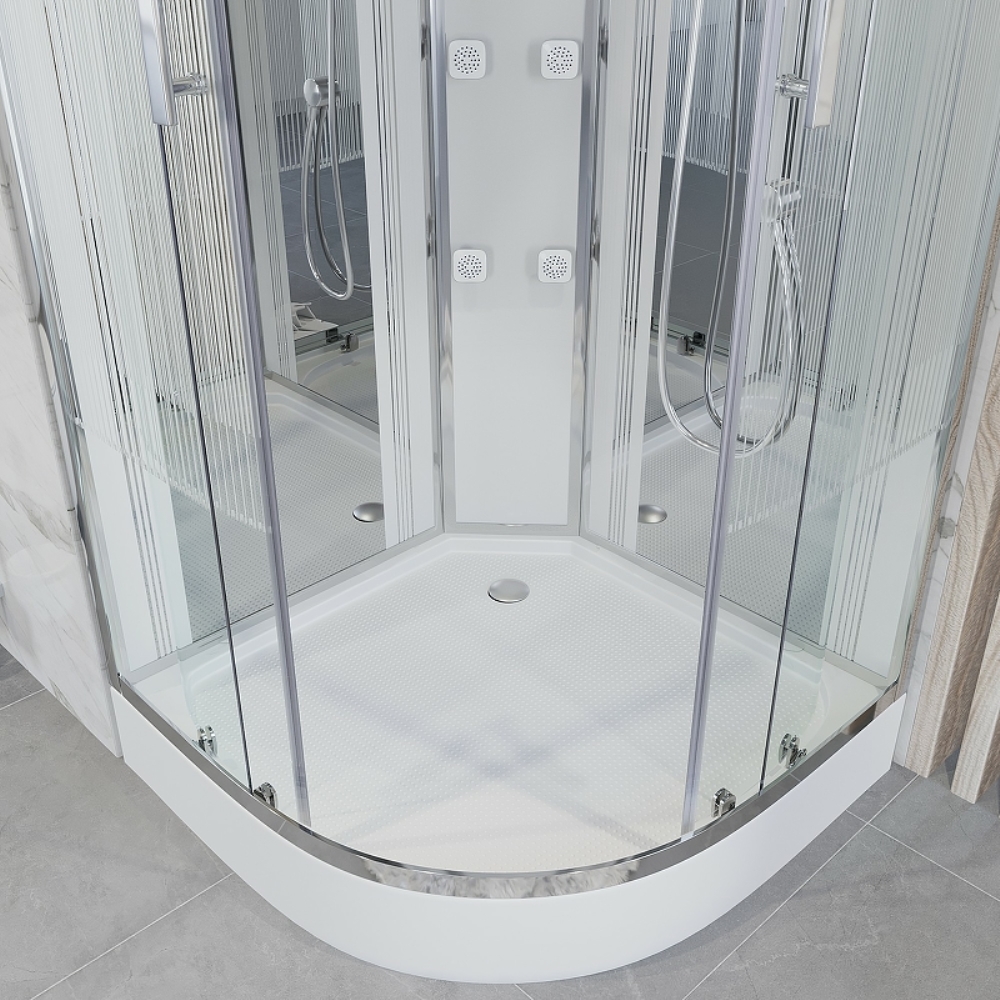 Душевая кабина Niagara Ultra 120х120 Хром / Прозрачное NG-7012-01 Душевая кабина Niagara Ultra 120х120 Хром / Прозрачное NG-7012-01 — изображение 3