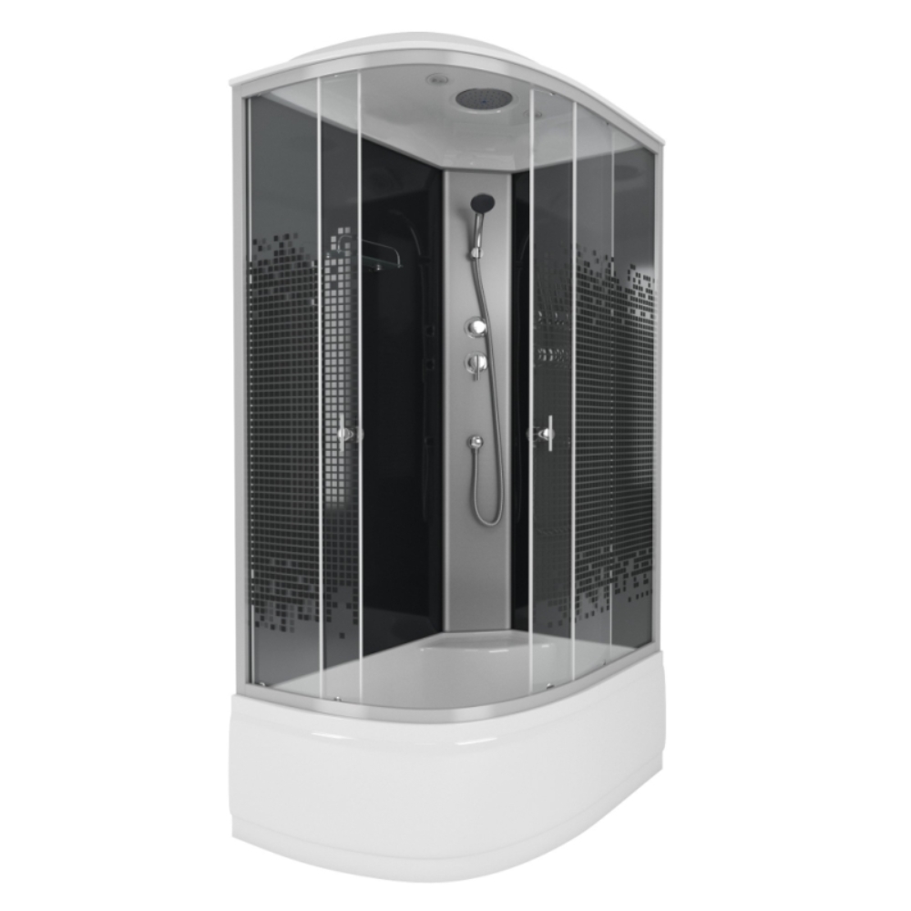 Душевая кабина Niagara Eco 120х80 правая Хром / С рисунком NG-7510-14R Душевая кабина Niagara Eco 120х80 правая Хром / С рисунком NG-7510-14R