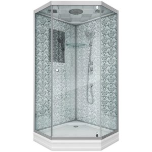 Душевая кабина Niagara Luxe 90х90 Хром / Прозрачное NG-7701DW Душевая кабина Niagara Luxe 90х90 Хром / Прозрачное NG-7701DW