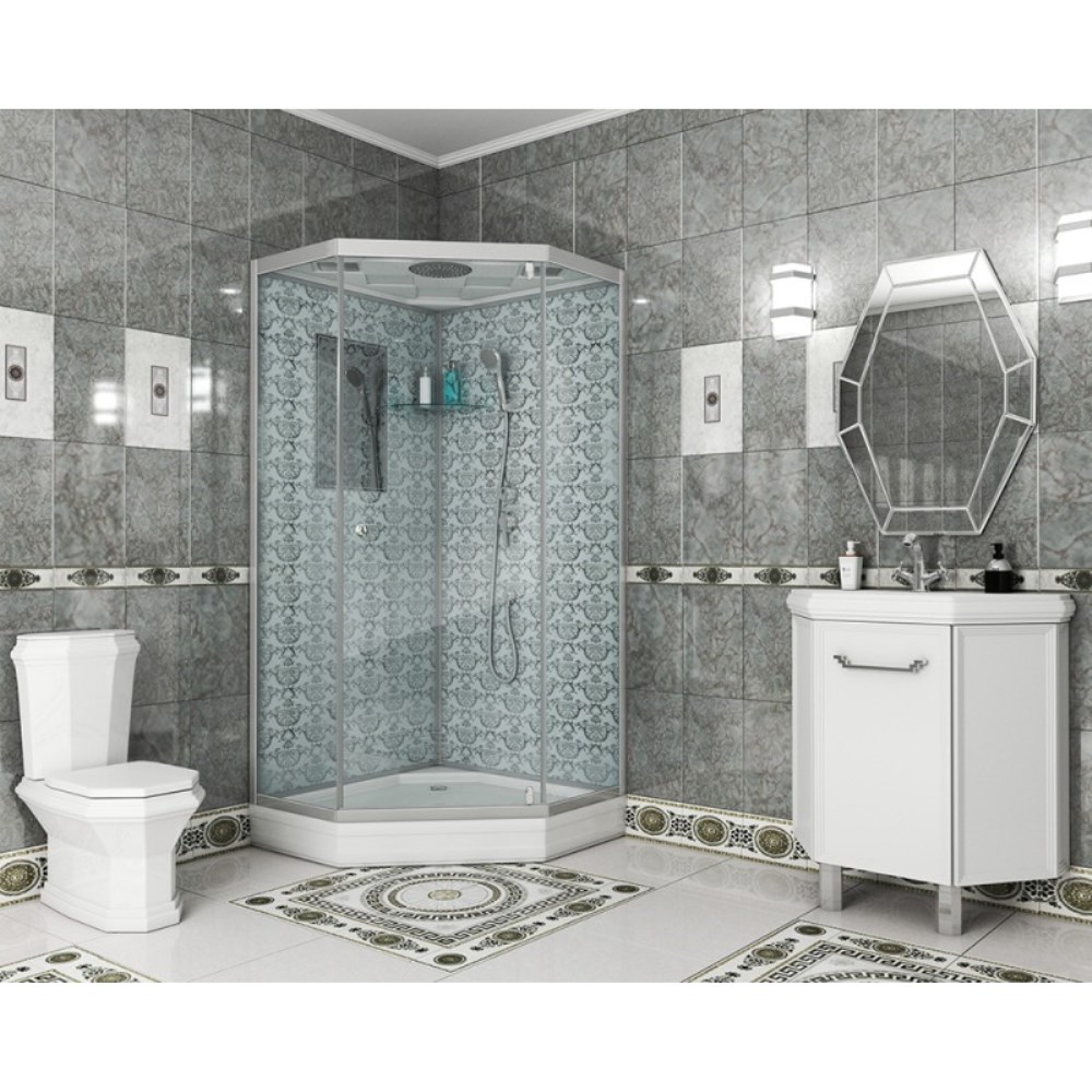 Душевая кабина Niagara Luxe 90х90 Хром / Прозрачное NG-7701DW Душевая кабина Niagara Luxe 90х90 Хром / Прозрачное NG-7701DW — изображение 2