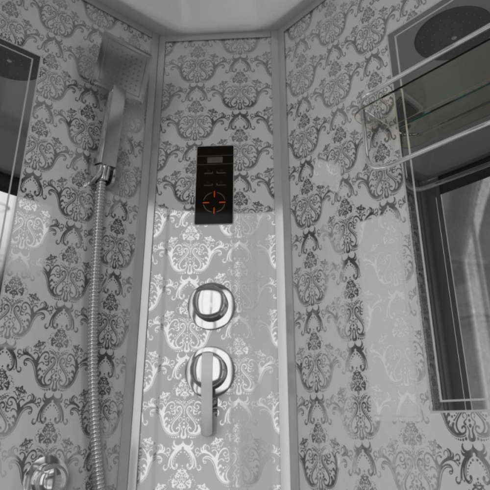 Душевая кабина Niagara Luxe 90х90 Хром / Прозрачное NG-7715W Душевая кабина Niagara Luxe 90х90 Хром / Прозрачное NG-7715W — изображение 3