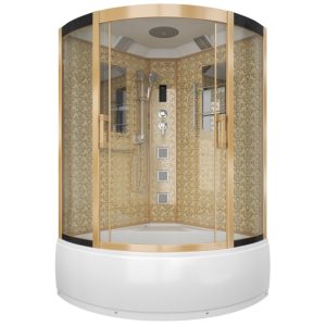 Душевая кабина Niagara Luxe 120х120 Золото / Прозрачное NG-7744G