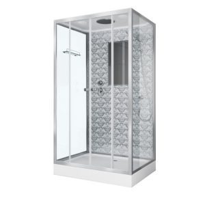 Душевая кабина Niagara Luxe 120х90 Хром / Прозрачное NG-7772QW