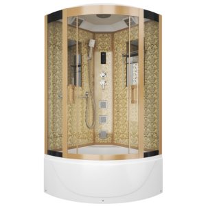 Душевая кабина Niagara Luxe 90х90 Золото / Прозрачное NG-7790G Душевая кабина Niagara Luxe 90х90 Золото / Прозрачное NG-7790G