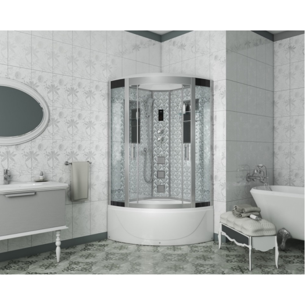 Душевая кабина Niagara Luxe 90х90 Хром / Прозрачное NG-7790W Душевая кабина Niagara Luxe 90х90 Хром / Прозрачное NG-7790W — изображение 2