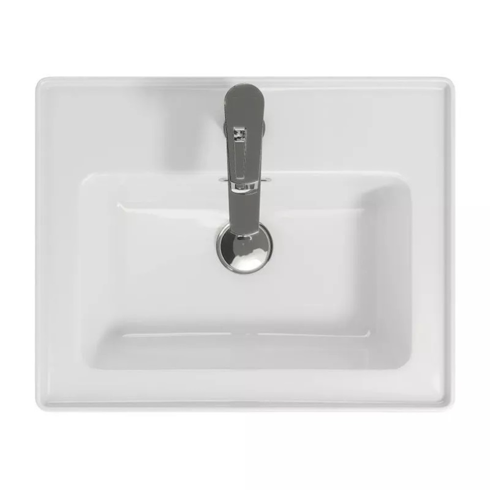 Раковина встраиваемая Cersanit Crea 50,5 Белый глянцевый P-UM-CRE50/1 Раковина встраиваемая Cersanit Crea 50,5 Белый глянцевый P-UM-CRE50/1 — изображение 3