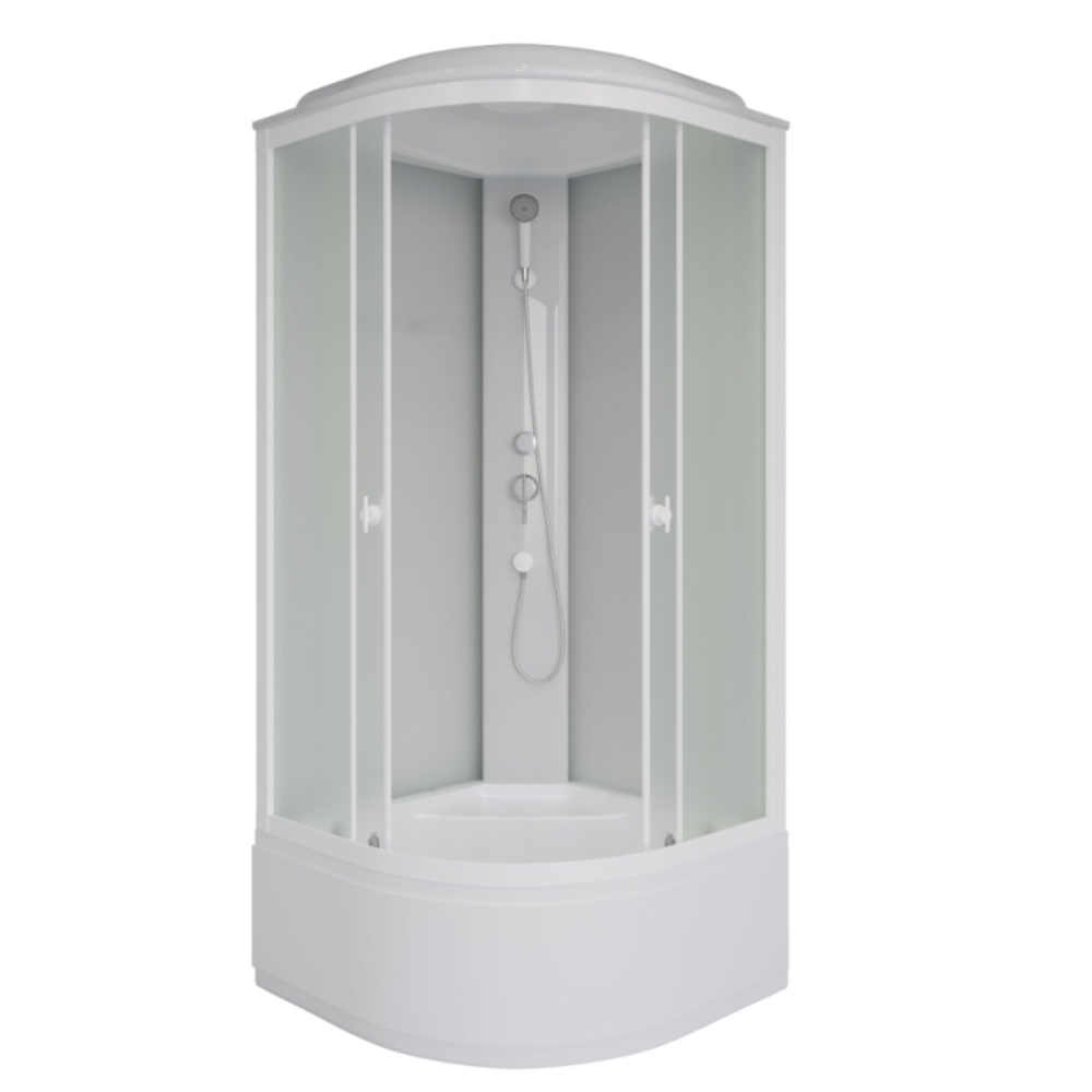 Душевая кабина Niagara Promo 100х100 Белый / Матовое Душевая кабина Niagara Promo 100х100 Белый / Матовое