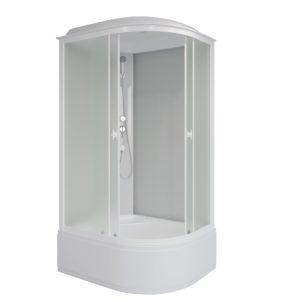 Душевая кабина Niagara Promo 110х80 левая Белый / Матовое