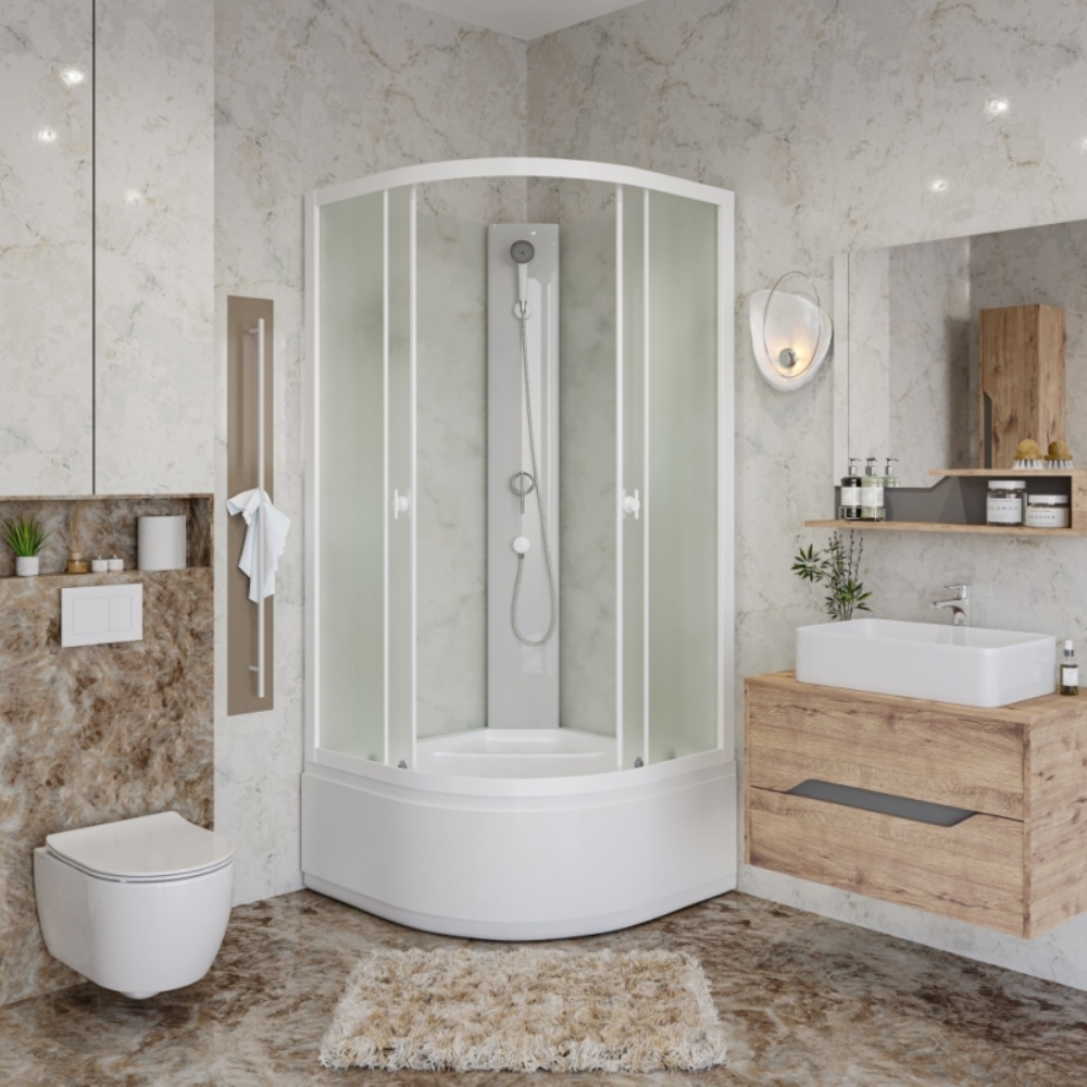 Душевая кабина Niagara Promo 80х80 Белый / Матовое Душевая кабина Niagara Promo 80х80 Белый / Матовое — изображение 2