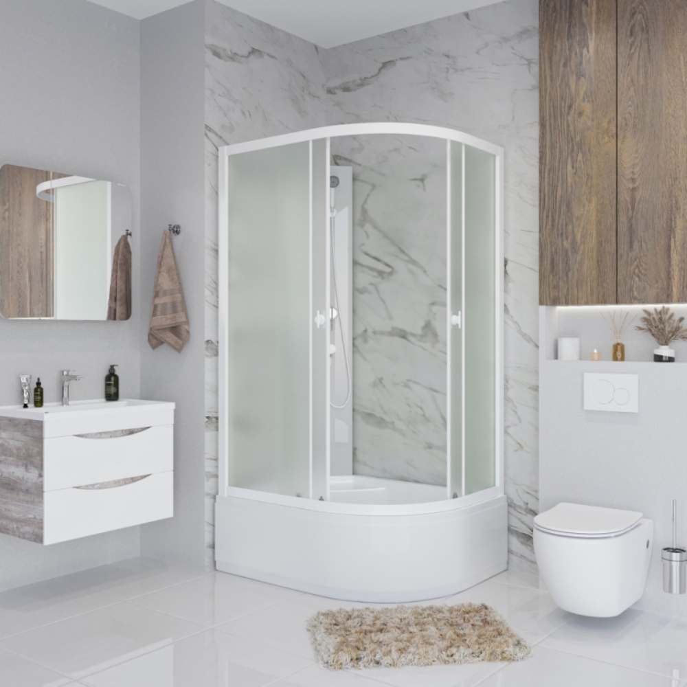 Душевая кабина Niagara Promo 90х70 Белый / Матовое Душевая кабина Niagara Promo 90х70 Белый / Матовое — изображение 2