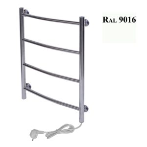 Полотенцесушитель электрический Тера Ребро 40х60 кнопка включения, телескоп.держатели Белый ПСК-10-01б Полотенцесушитель электрический Тера Ребро 40х60 кнопка включения, телескоп.держатели Белый ПСК-10-01б