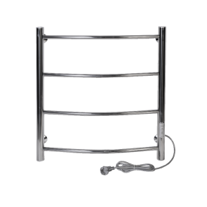 Полотенцесушитель электрический Тера Ребро 50х60 диммер Хром глянцевый ПСК-10-02д Полотенцесушитель электрический Тера Ребро 50х60 диммер Хром глянцевый ПСК-10-02д