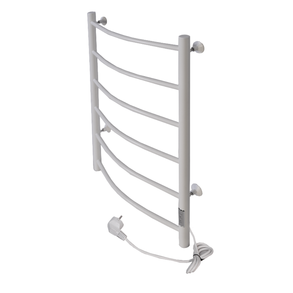 Полотенцесушитель электрический Тера Ребро 50х80 диммер Белый матовый ПСК-10-03д.б Полотенцесушитель электрический Тера Ребро 50х80 диммер Белый матовый ПСК-10-03д.б — изображение 2