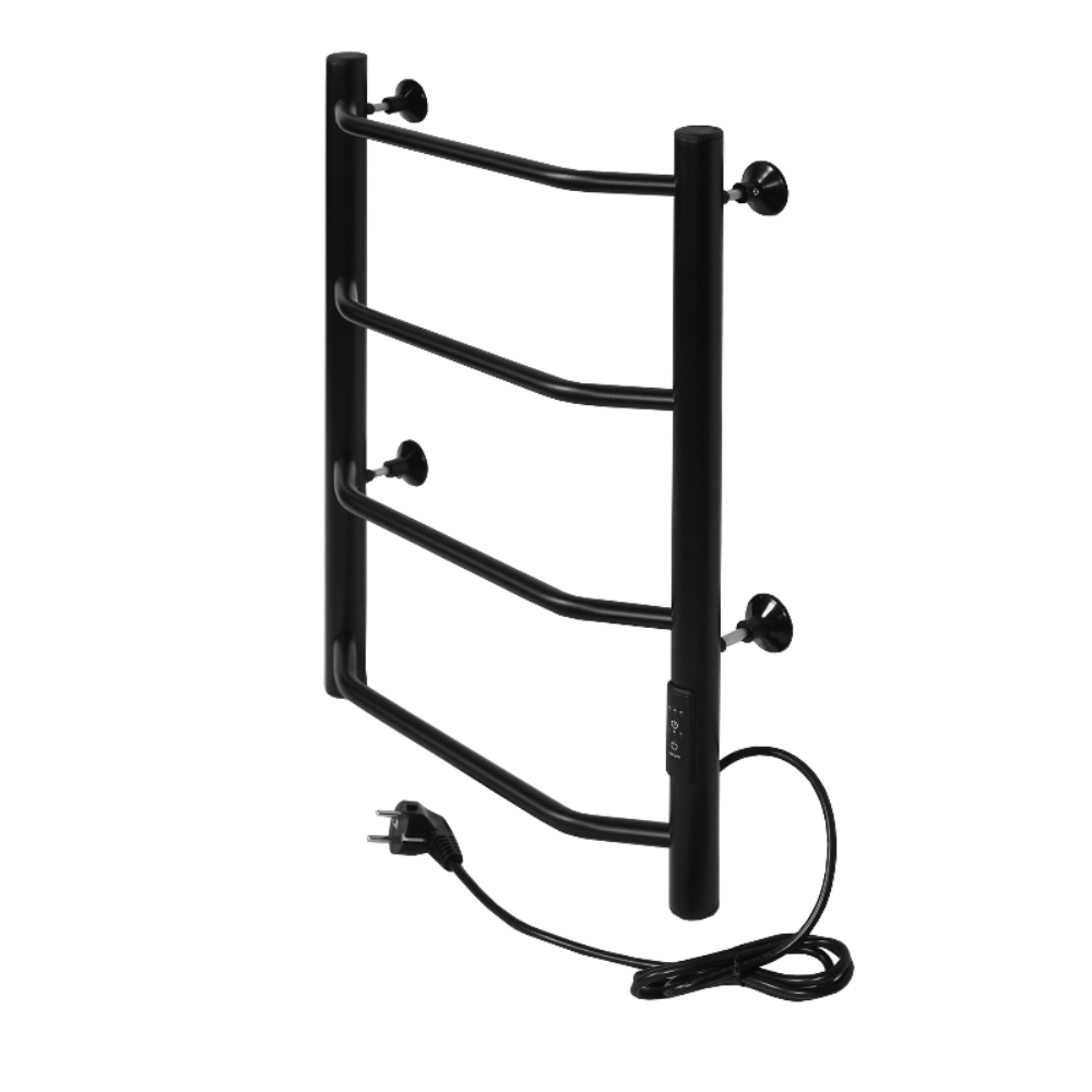 Полотенцесушитель электрический Тера Виктория 40х60 диммер Черный матовый ПСК-11-01д.ч Полотенцесушитель электрический Тера Виктория 40х60 диммер Черный матовый ПСК-11-01д.ч — изображение 2