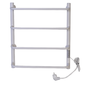 Полотенцесушитель электрический Тера Мост 50х60 диммер Белый матовый ПСК-12-02д.б Полотенцесушитель электрический Тера Мост 50х60 диммер Белый матовый ПСК-12-02д.б