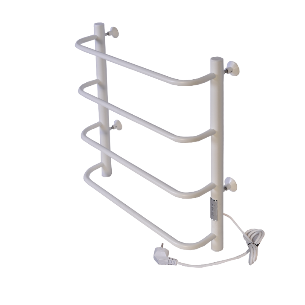 Полотенцесушитель электрический Тера Мост 50х60 диммер Белый матовый ПСК-12-02д.б Полотенцесушитель электрический Тера Мост 50х60 диммер Белый матовый ПСК-12-02д.б — изображение 2