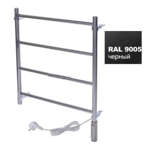 Полотенцесушитель электрический Тера Классика 40х60 ПСН диммер Черный матовый ПСН-09-01дч Полотенцесушитель электрический Тера Классика 40х60 ПСН диммер Черный матовый ПСН-09-01дч