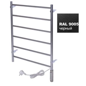 Полотенцесушитель электрический Тера Классика 50х80 ПСН диммер Черный матовый ПСН-09-03дч Полотенцесушитель электрический Тера Классика 50х80 ПСН диммер Черный матовый ПСН-09-03дч