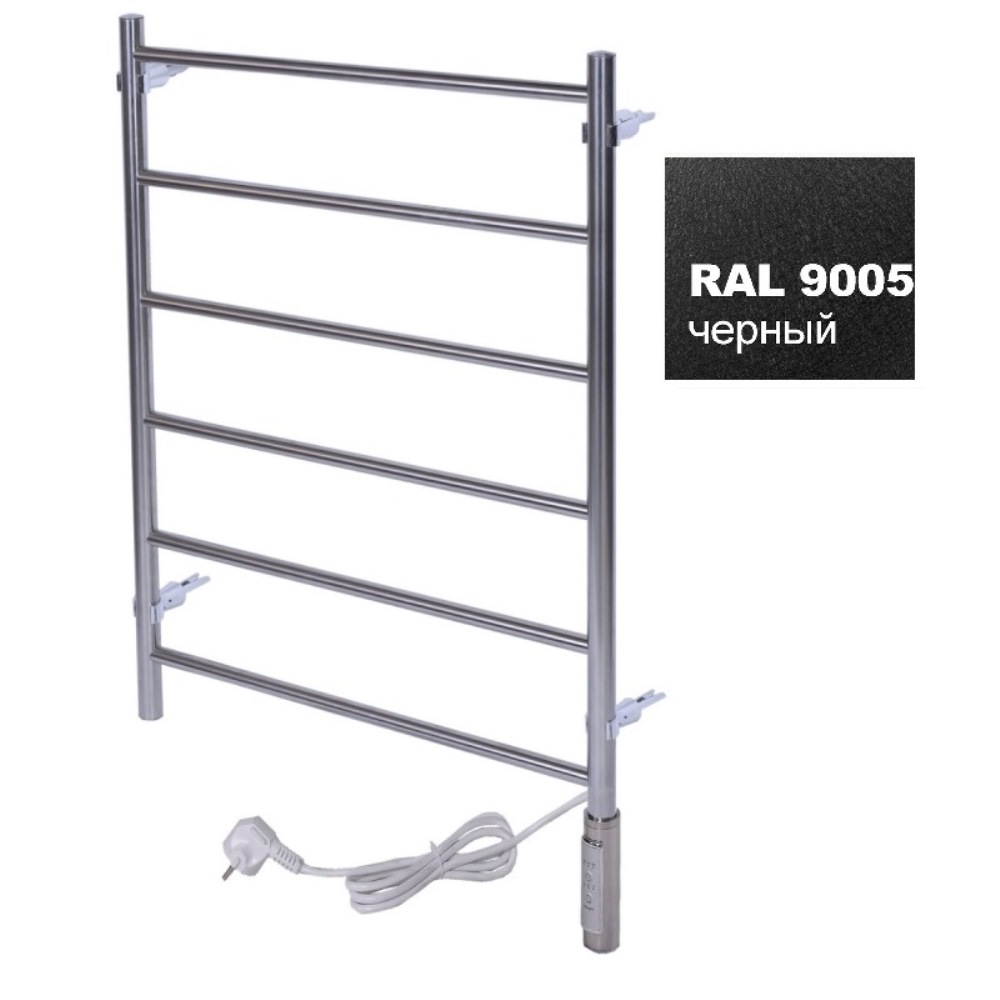 Полотенцесушитель электрический Тера Классика 50х80 ПСН диммер Черный матовый ПСН-09-03дч Полотенцесушитель электрический Тера Классика 50х80 ПСН диммер Черный матовый ПСН-09-03дч