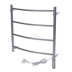 Полотенцесушитель электрический Тера Ребро 50х60 ПСН диммер Хром глянцевый ПСН-10-02д Полотенцесушитель электрический Тера Ребро 50х60 ПСН диммер Хром глянцевый ПСН-10-02д