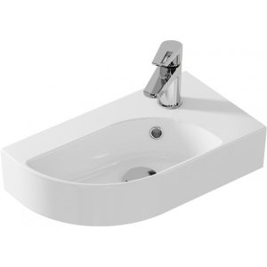 Раковина подвесная Cersanit Cameo 50 равая Белый глянцевый S-UM-CAM45/1-w Раковина подвесная Cersanit Cameo 50 равая Белый глянцевый S-UM-CAM45/1-w