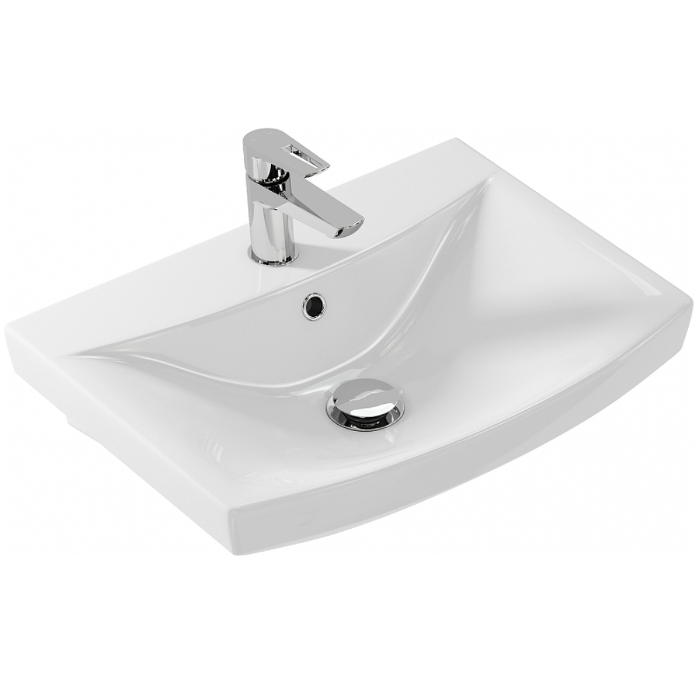 Раковина подвесная Cersanit Carina 55 Белый глянцевый S-UM-CAR55/1-w Раковина подвесная Cersanit Carina 55 Белый глянцевый S-UM-CAR55/1-w