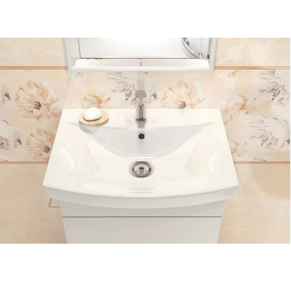 Раковина подвесная Cersanit Carina 55 Белый глянцевый S-UM-CAR55/1-w Раковина подвесная Cersanit Carina 55 Белый глянцевый S-UM-CAR55/1-w — изображение 3