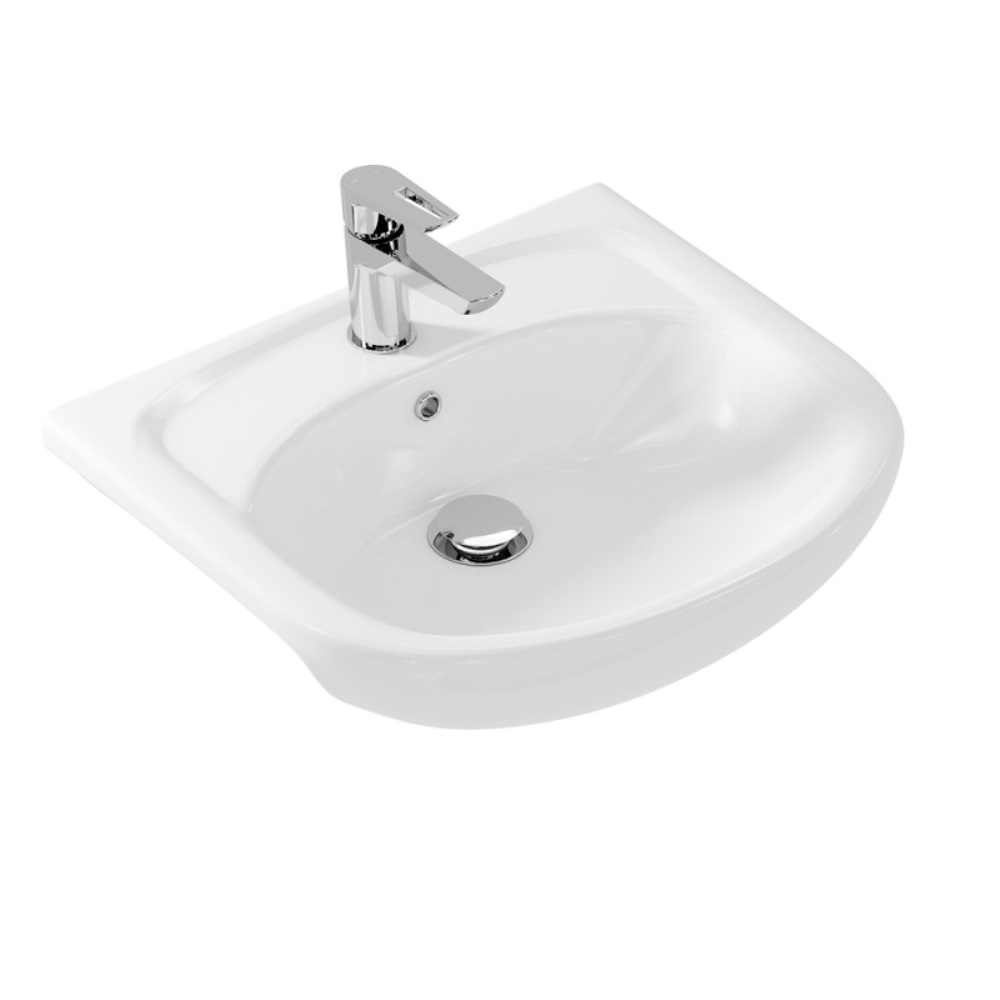 Раковина мебельная Cersanit Erica 50 Белый глянцевый S-UM-ERI50/1 Раковина мебельная Cersanit Erica 50 Белый глянцевый S-UM-ERI50/1