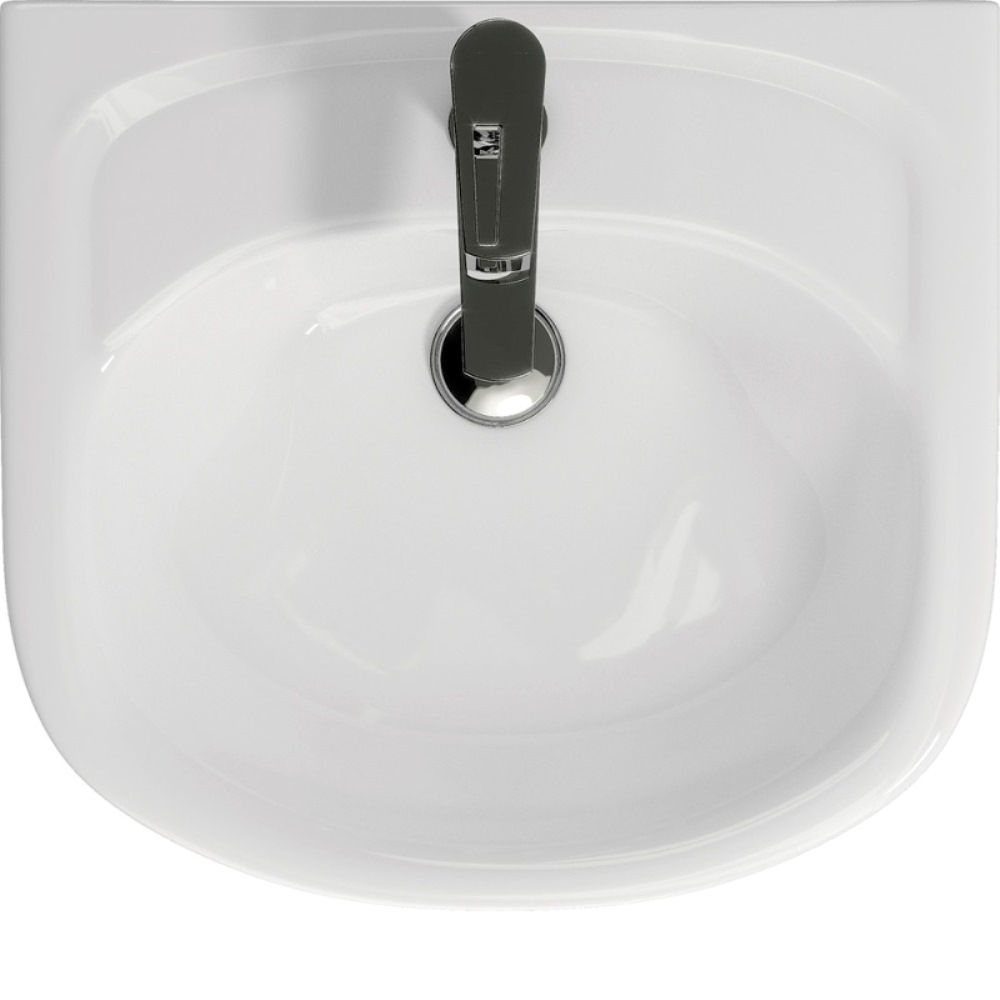 Раковина мебельная Cersanit Erica 50 Белый глянцевый S-UM-ERI50/1 Раковина мебельная Cersanit Erica 50 Белый глянцевый S-UM-ERI50/1 — изображение 3