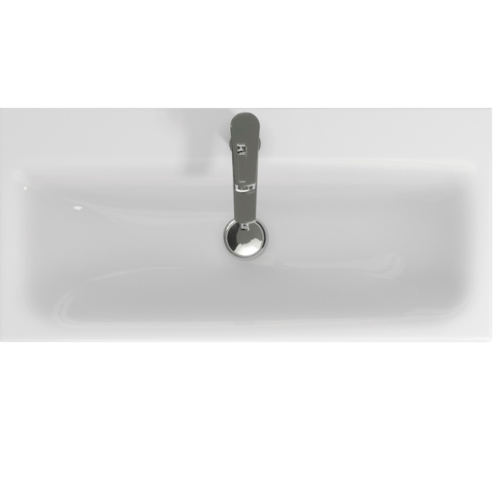 Раковина мебельная Cersanit Moduo 80 Белый глянцевый S-UM-MOD80SL/1 Раковина мебельная Cersanit Moduo 80 Белый глянцевый S-UM-MOD80SL/1 — изображение 3