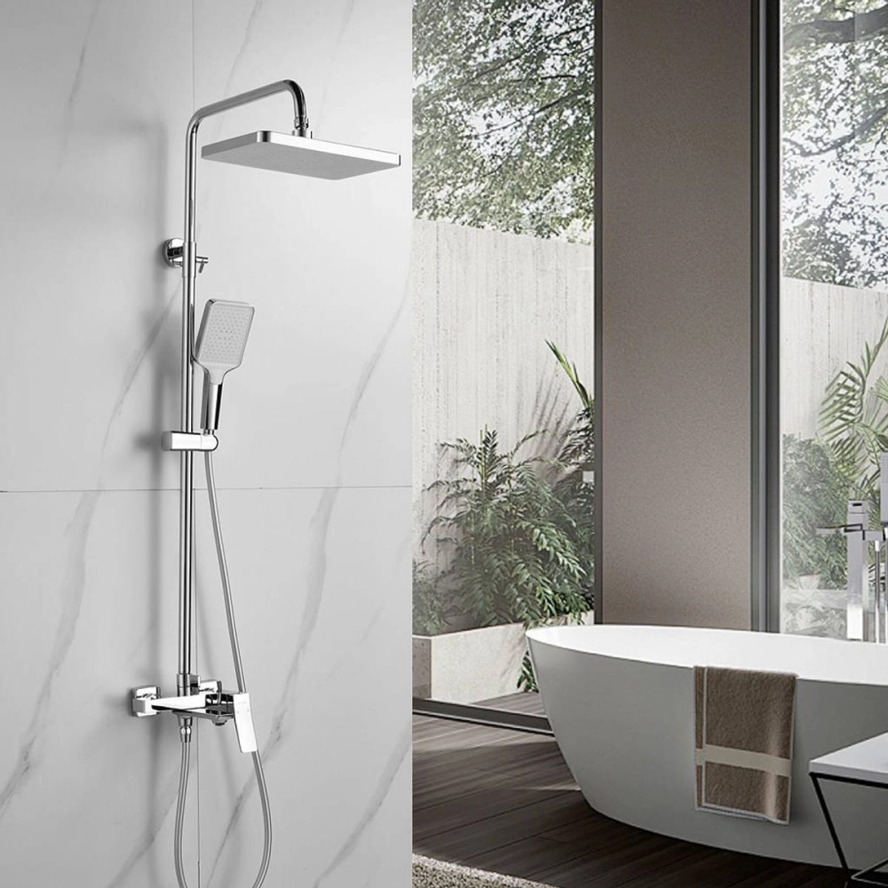 Душевая система Shevanik S44 с изливом Хром глянцевый S4436 Душевая система Shevanik S44 с изливом Хром глянцевый S4436 — изображение 2