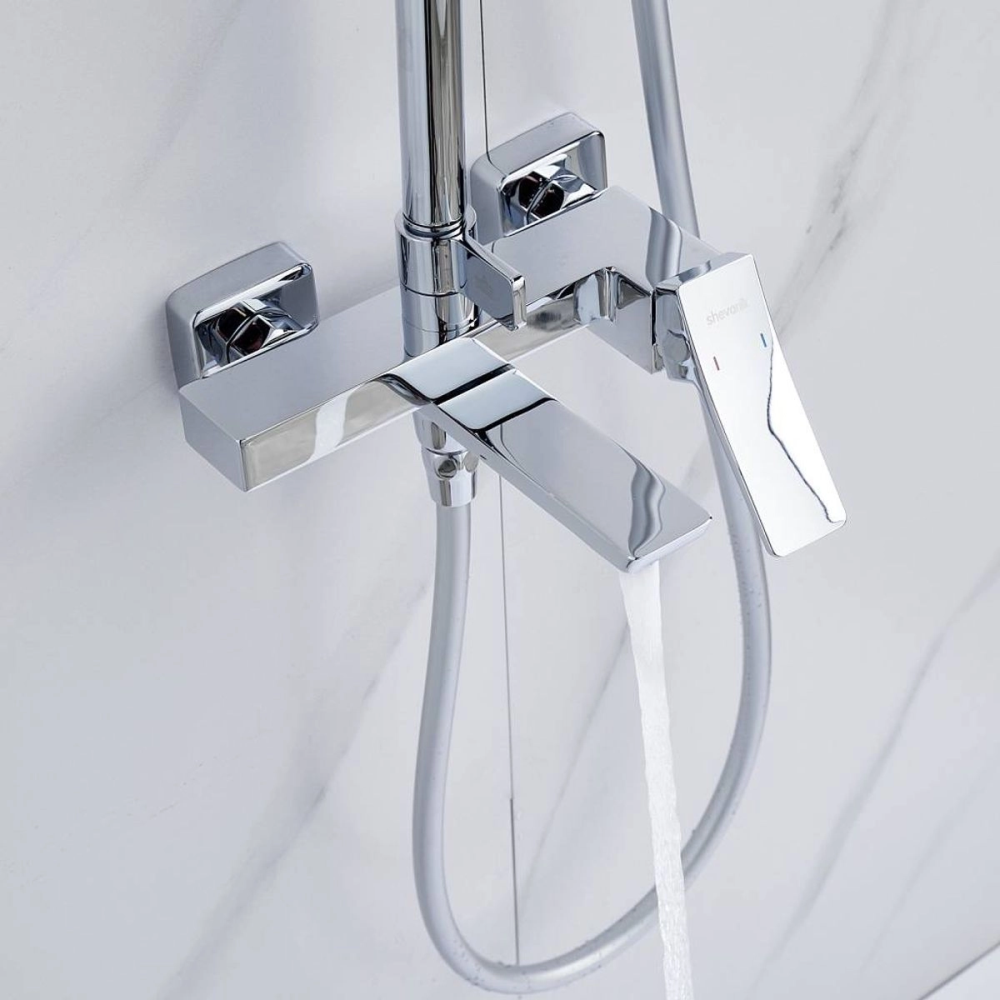 Душевая система Shevanik S44 с изливом Хром глянцевый S4436 Душевая система Shevanik S44 с изливом Хром глянцевый S4436 — изображение 4