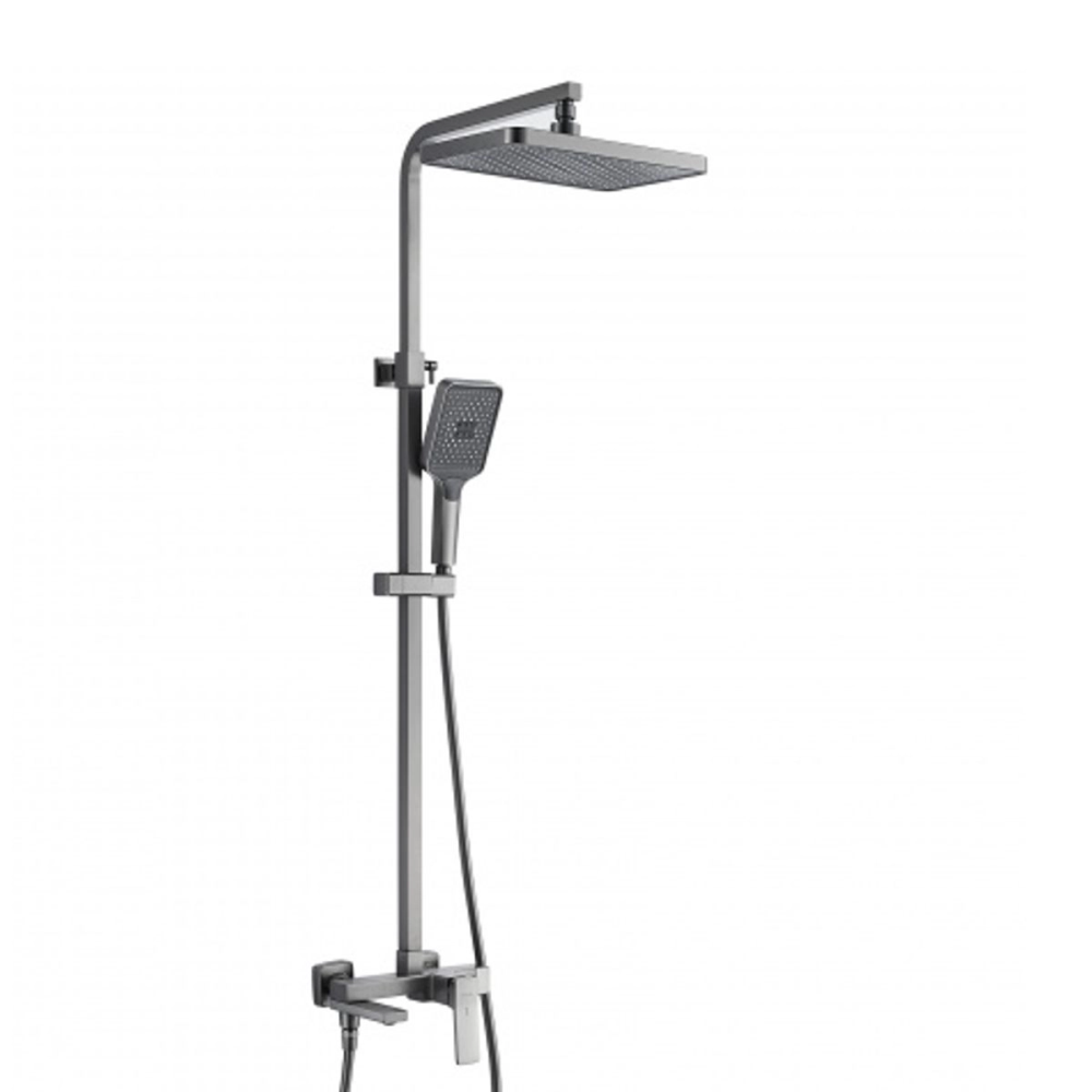 Душевая система Shevanik S46 с изливом Оружейная сталь S4636T Душевая система Shevanik S46 с изливом Оружейная сталь S4636T