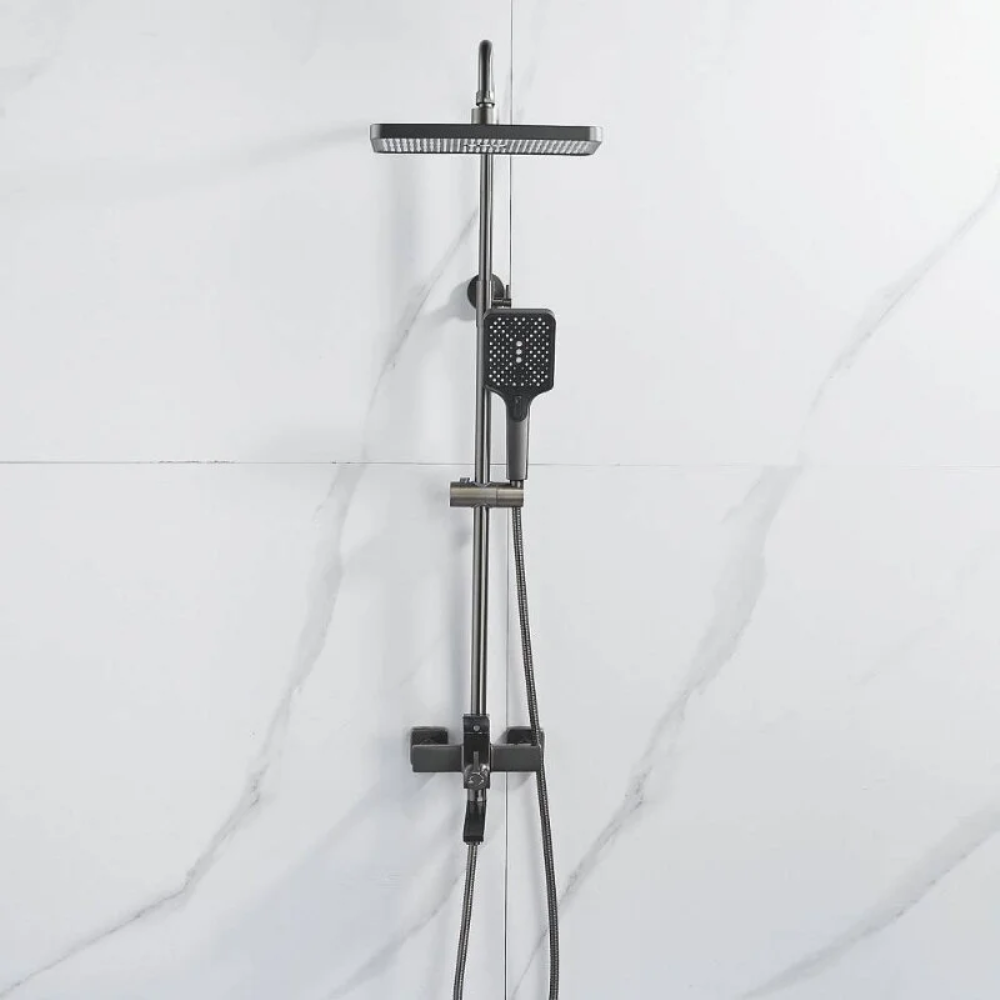 Душевая система Shevanik S61 с изливом Оружейная сталь S6136T Душевая система Shevanik S61 с изливом Оружейная сталь S6136T — изображение 4