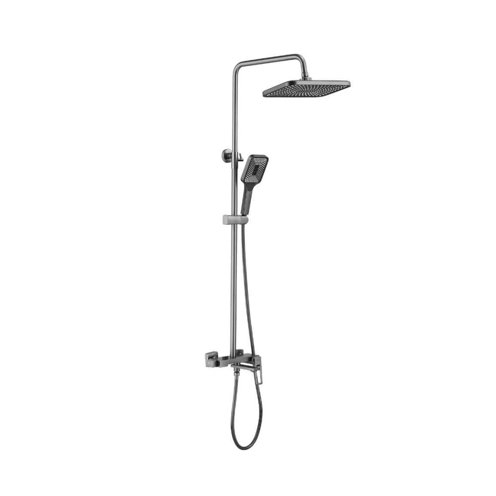 Душевая система Shevanik S68 с изливом Оружейная сталь S6836T Душевая система Shevanik S68 с изливом Оружейная сталь S6836T