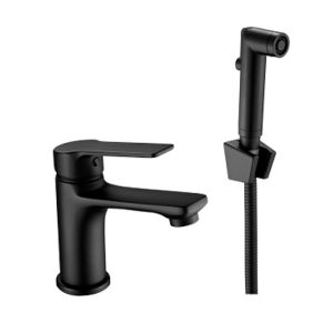 Смеситель с гигиеническим душем Esko Singapore Черный матовый SB 27H