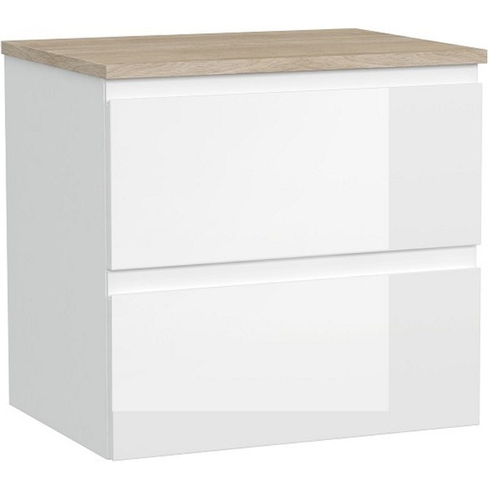 Тумба подвесная Cersanit Moduo 60 под столешницу Белый SB-SZ-MOD60-BL/Wh Тумба подвесная Cersanit Moduo 60 под столешницу Белый SB-SZ-MOD60-BL/Wh